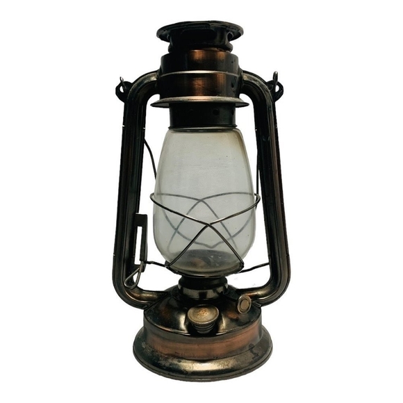 Large Oil Light Vintage Retro Camping Lantern Oil Lamp Decor Party Ornament Deco - Picture 3 of 4